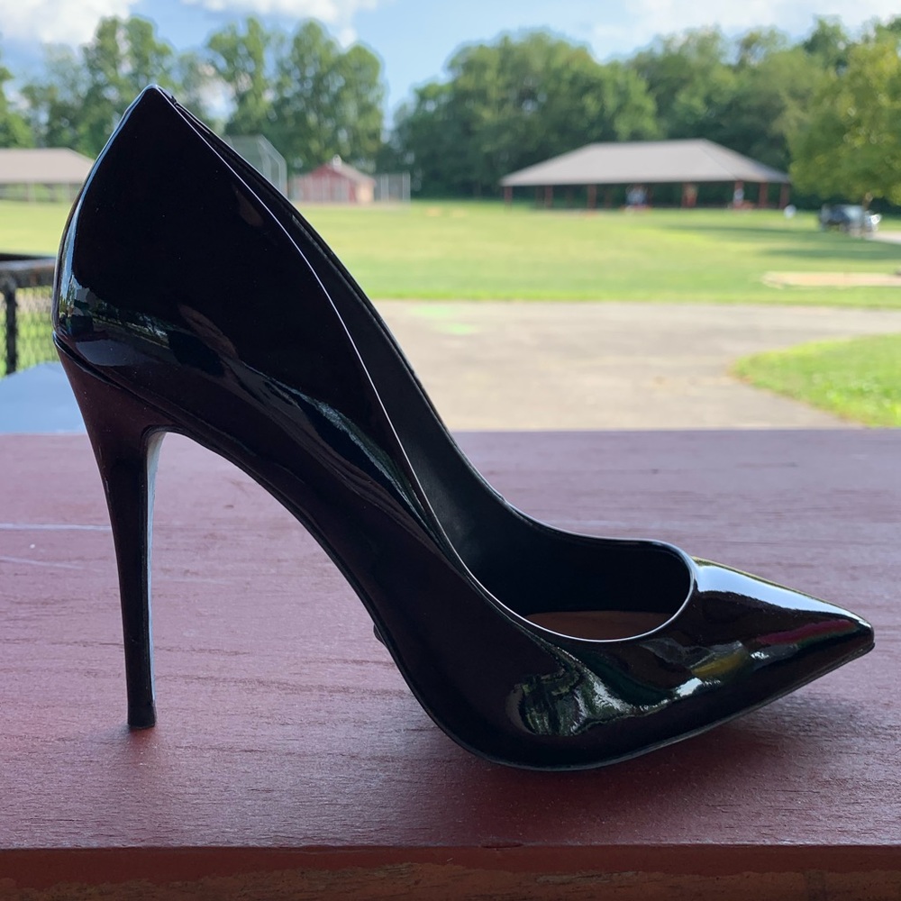 Black Patent Leather Pumps